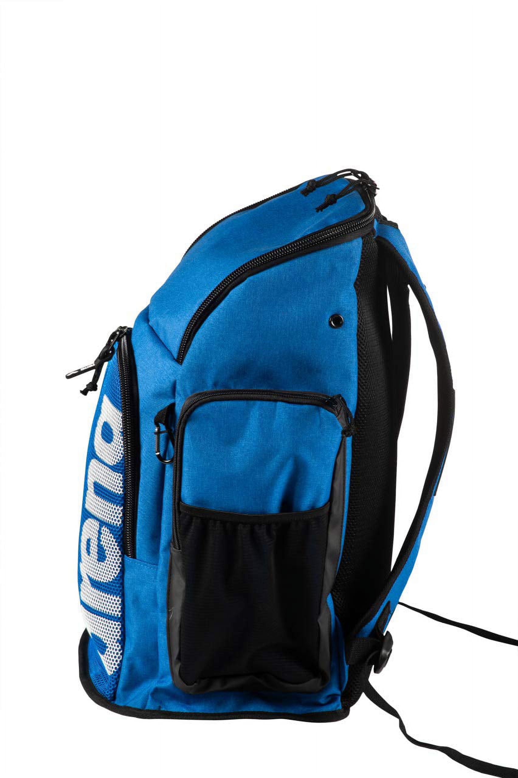 Arena Team Backpack 45L, Swimming Athlete Sports Backpack, Training Gear Bag  for Men and Women, Royal Melange 