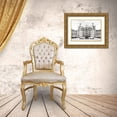 thumbnail image 3 of Gasoline Images 24x18 Gold Ornate Wood Framed with Double Matting Museum Art Print Titled - Vintage Roadsters at French Castle, 3 of 4