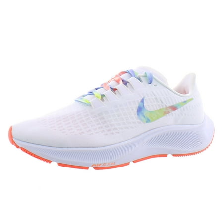 Nike Air Zoom Pegasus 37 Womens Shoes Size 9, Color: White/Rainbow