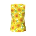 thumbnail image 5 of Lsque Sunflowers2 Printed Workout Tank Tops for Women, Athletic Sports Tank Tops, Compression Sleeveless Dry Fit Shirts,Sleeveless Yoga Shirt-X-Large, 5 of 9