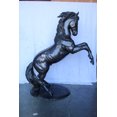 thumbnail image 2 of Nifao Quarter Horse Rearing, Life Size Bronze Statue, Equestrian Art – Garden Outdoor Decor Sculpture, 72"L x 34"W x 83"H, 2 of 12