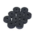 thumbnail image 1 of 10 Pcs Feutres Cymbale Crash Ensemble de Tambours en Feutre Support Cymbale Rondelle en Feutre Forme Moyenne Gris, 1 of 5