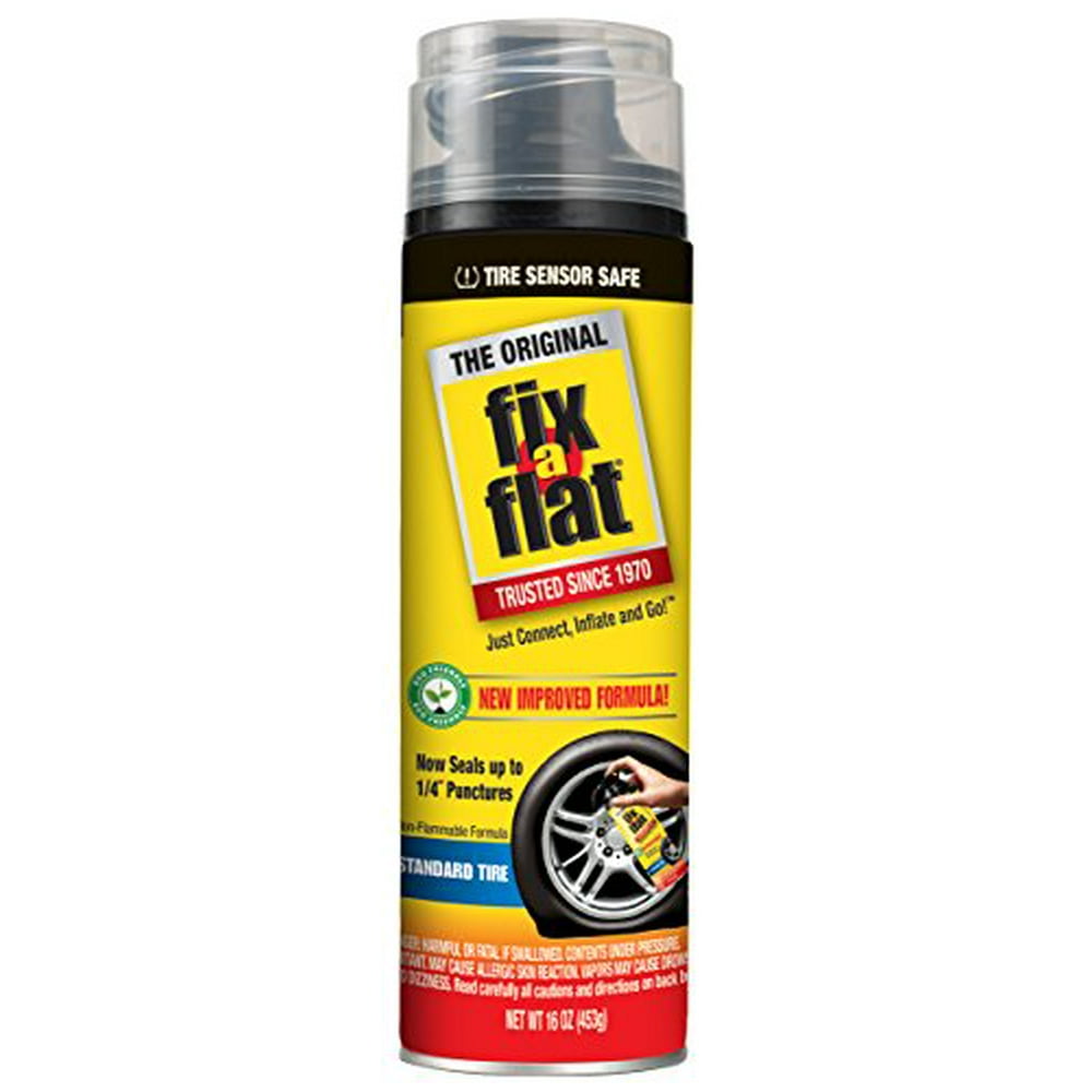 FixAFlat Aerosol Tire Inflator with EcoFriendly Formula, 16 oz, 2