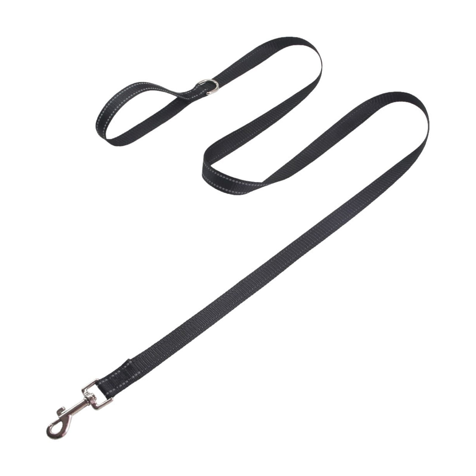 CHIKANSTORE 5ft Dog Leash Pets Waterproof Leash Durable Dog Leashes with Strong Metal Hooks Fits Small Medium or Large Dogs (Black)