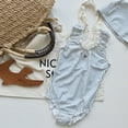 thumbnail image 5 of AJZIOJIRO Baby Toddler Girls Strap Swimsuit UPF 50+ Sun Protection Swimwear Infant Summer Bathing Suits 6M-8T, 5 of 9