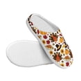 thumbnail image 3 of Lsque turkey hat Pumpkin Pattern Womens Comfort Cotton on Scuff With Memory Foam and Anti-skid Sole Slipper-42/43, 3 of 7