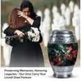thumbnail image 3 of Tropical Beach Sunset Large Urn For Ashes For Women, Cremation Funeral Urns For Adult Ashes Women, Cremation Urns For Women, Urns For Burial, Memorial Urn, Funeral Ash Urns, Large Adult Urns 10 Inches, 3 of 5