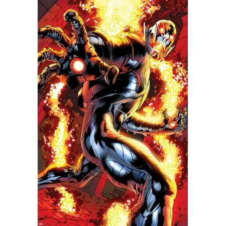 Avengers: Age of Ultron No.0.1: Ultron Running Print Wall Art By Bryan Hitch - Walmart.com
