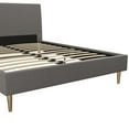 Mr. Kate Daphne Upholstered Bed with Headboard and Modern Platform