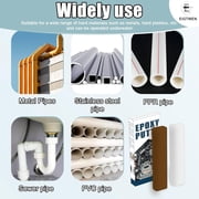 Epoxy Putty, 200g Epoxy Wood Filler, 2 Part Epoxy Metal Putty, Plastic, Glass, Ceramic Sink Crack Repair for Fast Repair and Bonding, Heat Resistant & Waterproof (Brown)