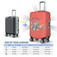 thumbnail image 6 of PAYOHTO Highly Elastic Spandex Suitcase Cover Luggage Cover Medium Fits 22 to 24 Inch Colorful Drawn Musical Headphones, 6 of 8