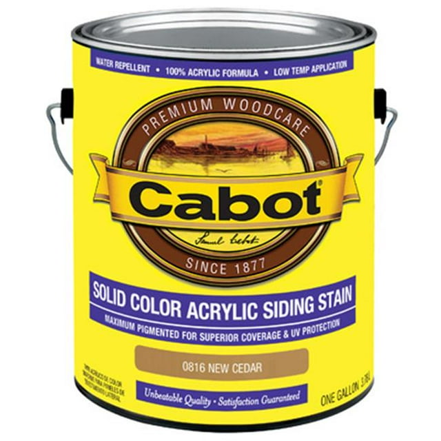 Cabot Samuel 0816-07 Gallon Teinture pour Parement de Cèdre - Lot de 4