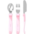 thumbnail image 1 of Cubiertos De Acero Twistshake Rosa Pastel Twistshake 78209, 1 of 2