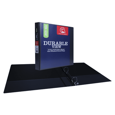 pen gear durable view 3 ring binder with 1 inch slant d rings