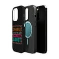 thumbnail image 2 of DistinctInk MagSafe Tough Case for Apple iPhone 14 Pro (6.1" Screen) - Change What Complaining About - Tempered Glass Back, 2 of 6