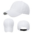 thumbnail image 2 of MIASHUI Fashion Men Women Hiking Quick-Dry Solid Breathable Baseball Sun Hat White, 2 of 5