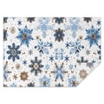 thumbnail image 1 of Rectangle Table Cover Christmas Snowflake New Year Table Cloth,Modern Washable Table Covers for Picnic Graduation Halloween Fall Thanksgiving Christmas, 1 of 5