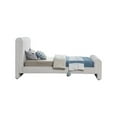 thumbnail image 6 of Meridian Furniture Stylus Cream Boucle Fabric Twin Bed, 6 of 8