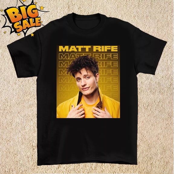 Reprint Rare Matt Rife Tour 2025 Comedian T Shirt Full Size S-5XL ET1158