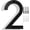 House Numbers 2, variant on 8’’ Modern Floating House Numbers for Outside, Large Black Shadow Home Number with Nails Kit & Template, Easy to Be Mounted for Exterior House Address, Garage Gate, Street, Farmhouse, Number 3