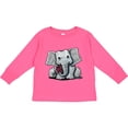 thumbnail image 3 of Inktastic Kiniart Elephant Boys or Girls Long Sleeve Toddler T-Shirt, 3 of 5