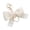 White, variant on Sturdy Alloy Pearls Heart Ribbon Bowknot Keychain Pendnat Designed For Trendy Women Who Love Individualized Jewelry