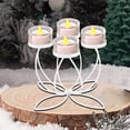 thumbnail image 4 of Candle Sticks Holder Romantic Iron Candle Quad Candle Holders For Candlelight Dinner Home Decor And Special Iron Candle Romantic Candlelight Dinner Prop Decorations Modern Candle Holder, 4 of 6