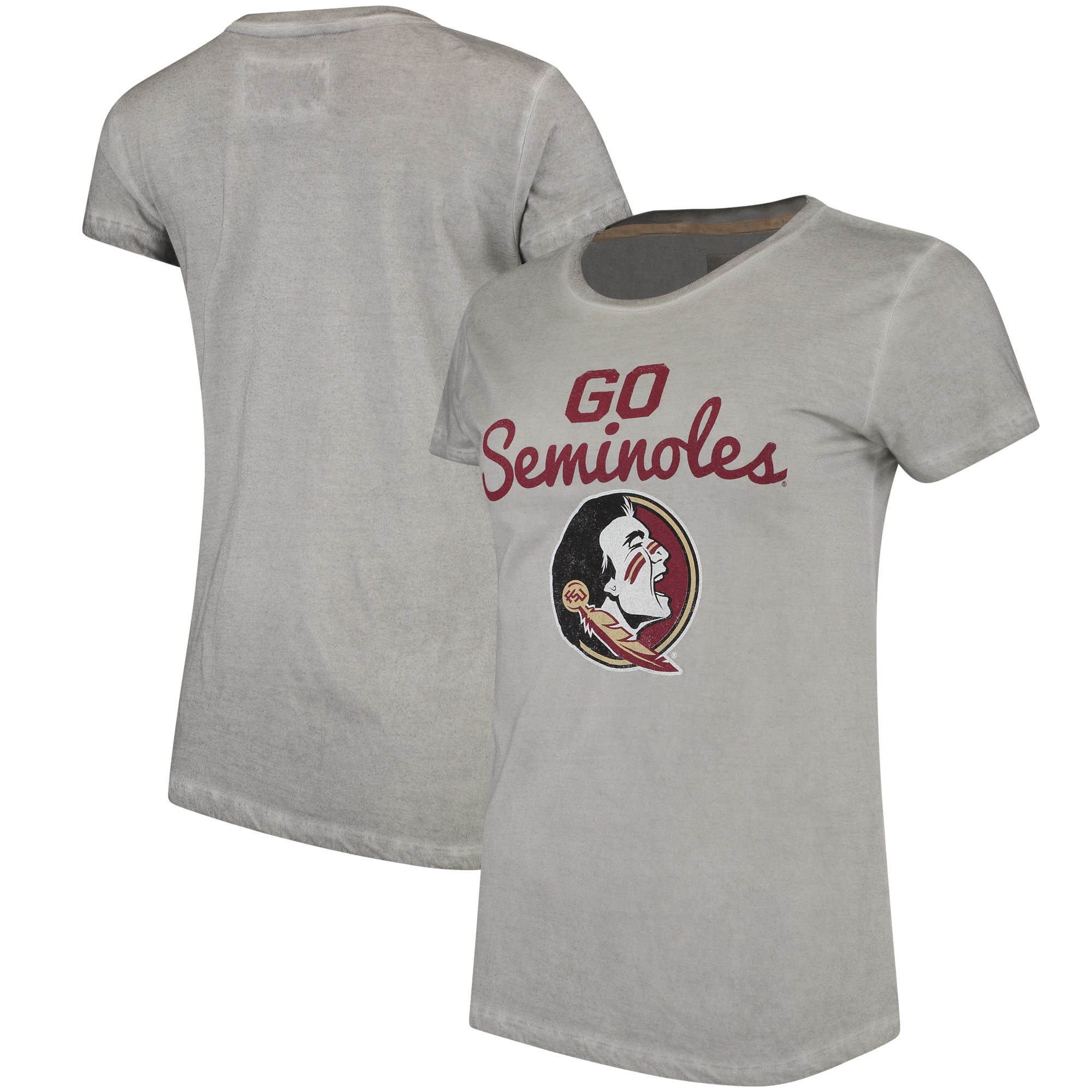 Florida State Seminoles Women's Softy Vintage Overdyed Crewneck Short ...