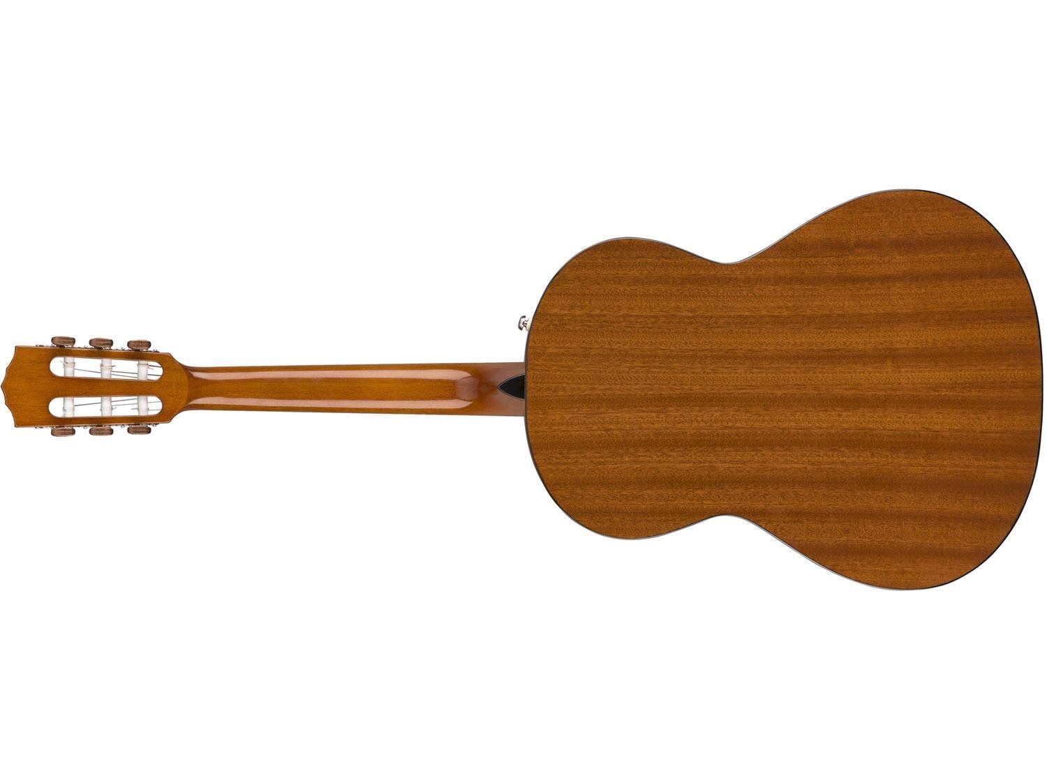 Fender Classic Design CN-60S Concert Nylon Acoustic Guitar, Walnut Fingerboard, Gloss, Natural