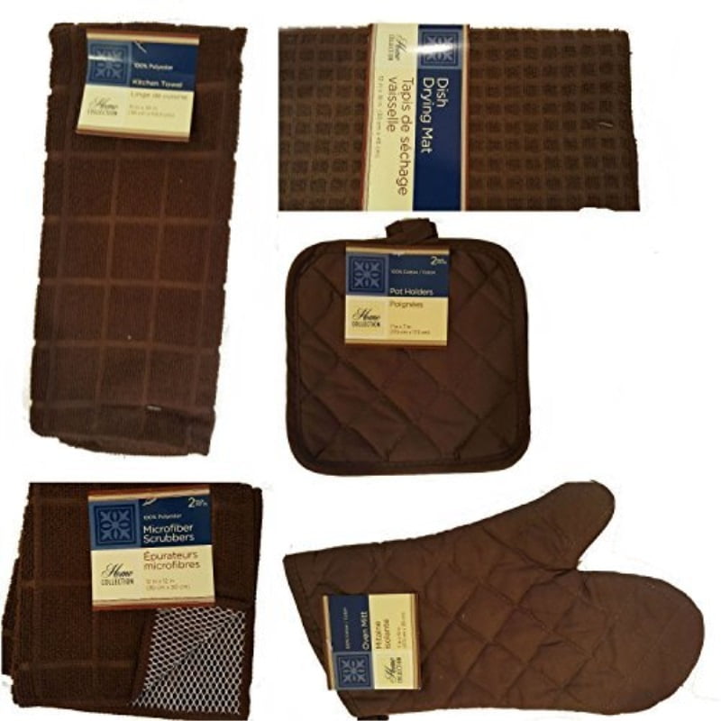 brown kitchen towels