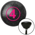 thumbnail image 1 of Pink Ball No.4 Black Retro Metal Flake Shift Knob with M16 x 1.5 Insert Shifter Auto, 1 of 1