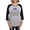 Heather/Black, variant on CafePress - Mardis Queen - Womens Baseball Tee