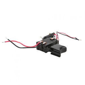 Commande de vitesse Interrupteur de forage électrique, commande de vitesse de forage, batterie au lithium Petite lumière pour la commande de la vitesse de perceuse sans fil à domicile
