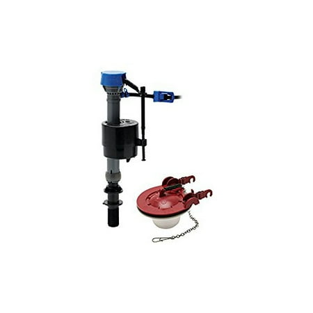 Fluidmaster 400CAR3 High Performance Toilet Fill Valve and 3-inch Toilet Flapper Repair Kit