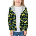 thumbnail image 3 of Kids Zip Up Hoodie for Boys Girls Toddler - peace sign flag Lightweight Long Sleeve 5-6T Boys Girl Clothes, Sun Protection Windproof Jackets Hoodie Sweatshirt, 3 of 7