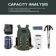thumbnail image 5 of Mochila de Senderismo MOUNTAINTOP 35L Ligera para Hombre y Mujer, 5 of 8
