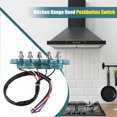 thumbnail image 2 of Interruptor de Campana Extractora, Interruptor Pulsador de Campana Extractora, Accesorios de 5 Botones, Tablero de Control de Interruptor de Cocina, I, 2 of 5