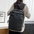 thumbnail image 2 of Conjunto de mochila Bolsa Sólida Mochila Conjunto Oxford Estudiante Mochila Con Bolso Y Bolígrafo Negro 3 Piezas, 2 of 6