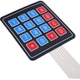 thumbnail image 2 of 4 x 4 Matrix Array Membrane Switch Keypad Keyboard 16 Key Matrix Array Membrane Switch Keypad Keyboard 4 x 4 Keypad Keyboard 16 Keypad Keyboard for Arduino 5PCS, 2 of 4