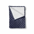 thumbnail image 2 of Navy Blue Soft Flannel Fleece Throw Blanket, Abstract Geometric Entangled Circles Ring Shapes Round Marine Sea Motif, Cozy Plush for Indoor and Outdoor Use, 50" x 60", Navy Blue White, by Ambesonne, 2 of 6