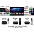 thumbnail image 2 of Universal Replacement Remote for Apple TV 4K/ HD, A2843 A2737 A2169 A1842 A1625 A1427 A1469 A1378 (No Voice), Compatible with Samsung, LG, Sony, Westinghouse, Insignia, Vizio, Toshiba TVs, 2 of 5