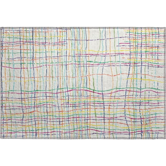 Dalyn Rugs Premium Machine Washable Mayfield AMF998 White 1'8" x 2'6" Rug