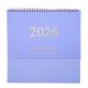 thumbnail image 1 of unbranded Agenda Diaria 2026 De Escritorio Púrpura Con Encuadernación En Espiral Para Hogar, 1 of 6