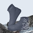thumbnail image 4 of Waterproof Shoe Covers, Non-Slip Shoe Covers, Rain Shoe Cover, Silicone Shoe Covers Waterproof, Outdoor Shoe Protector for Women Men Kids (Large, Black), 4 of 8