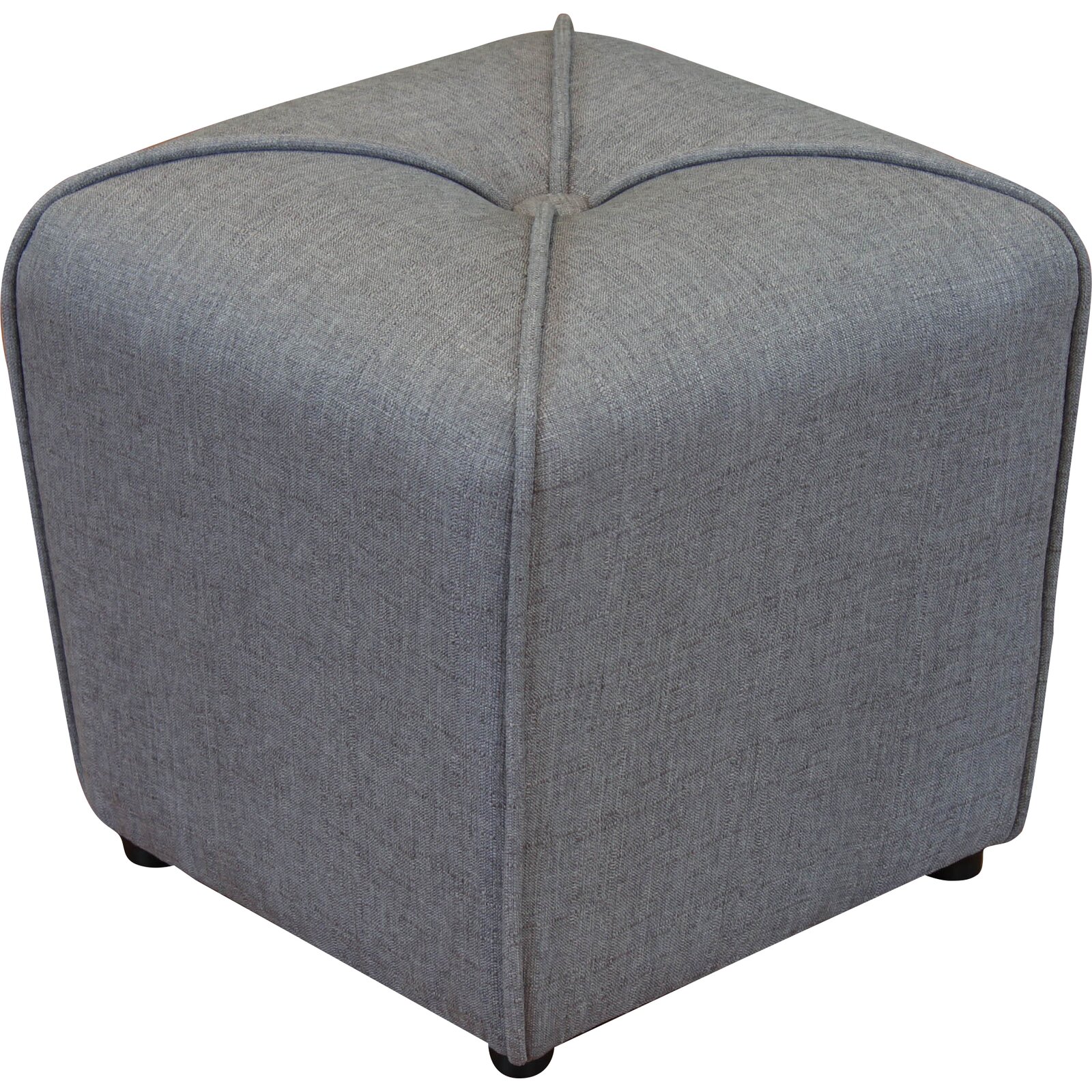 Quane 16.5" Tufted Square Cube Ottoman, Shape: Square, Weight Capacity: 150 - image 4 of 5
