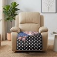 thumbnail image 2 of FOR U DESIGNS American Flag Butterfly Print Recliner Chair Covers Waterproof Non-Slip Reclining Seat Slipcover, Easy to Install Machine Washable Furniture Protector for Pets, 2 of 6