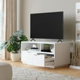 thumbnail image 3 of Sauder Morgan Main Meuble télé, Finition White, 428258, 3 of 7