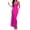 Red, variant on OSOLU Dresses Solid Color Women Summer Spaghetti Straps Floral Maxi Dress Bodycon Party Wedding Guest Dress Trendy Sundress Wedding Guest Dress