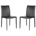 thumbnail image 3 of Safavieh Karna Modern Fully Upholstered Dining Chair, Set of 2, 3 of 10