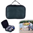 thumbnail image 2 of Reayehane Bocce Set 8 Bag 6 Bag 3 Bag French National Metal Ground Throw Accessories Plus Bag (Multi-Color ), 2 of 5